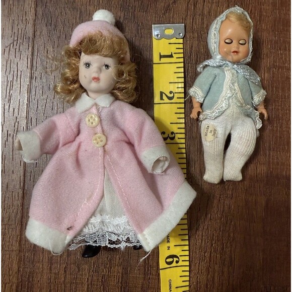 Vintage Celluloid Milo Baby Doll Made in Italy Marked Original Outfit + Vtg Doll - Picture 11 of 12